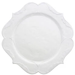 Bella Bianca Filigree Charger