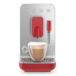 Smeg Fully Automatic Coffee & Espresso Machine With Steaming Wand - RED
