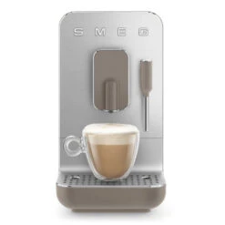 Smeg Fully Automatic Coffee & Espresso Machine With Steaming Wand - Taupe