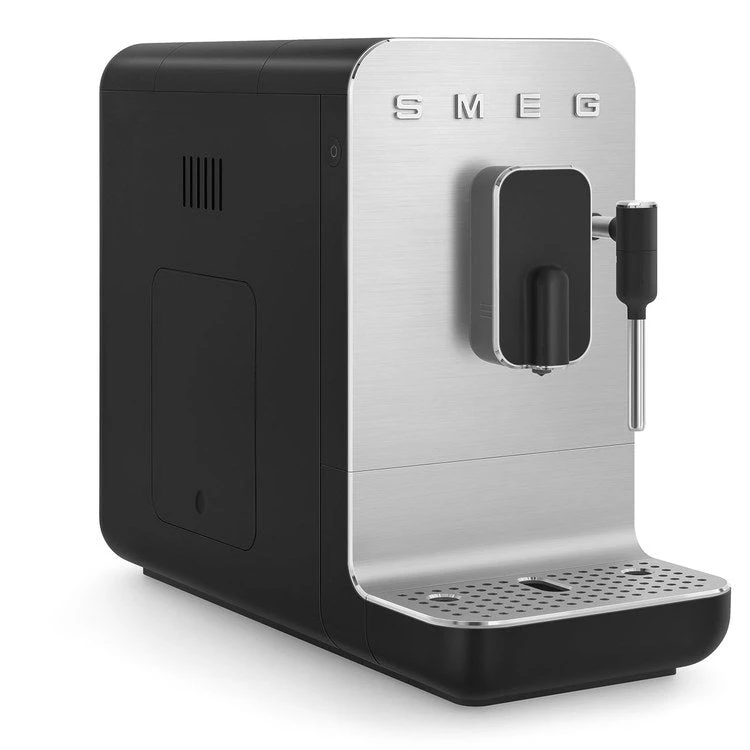 Smeg Fully Automatic Coffee & Espresso Machine With Steaming Wand - Black - Image 2