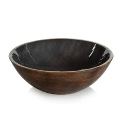 Timia Mango Wood Bowl - Sedona Gray