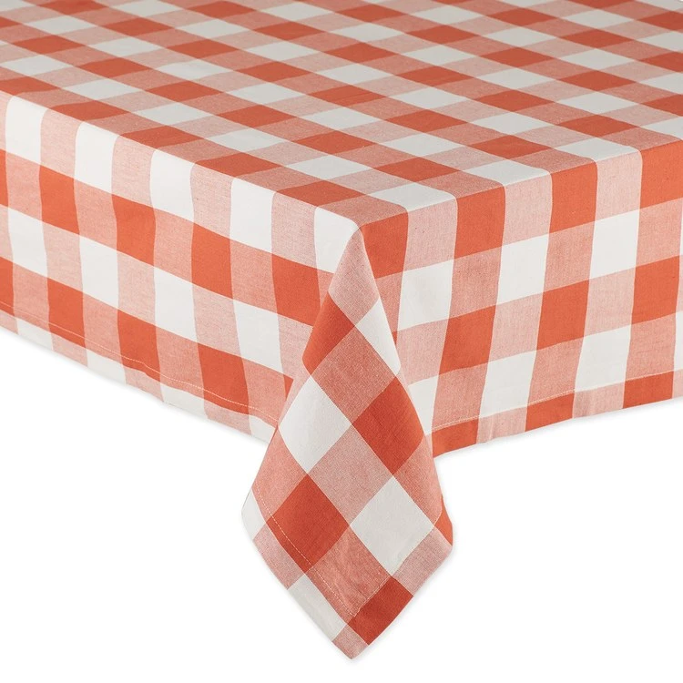 Buffalo Check 60" X 120" Tablecloth - Vintage Red - Image 2