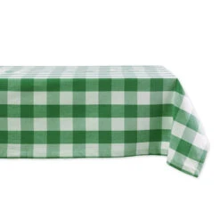 Buffalo Check 60" X 120" Tablecloth - Shamrock Green