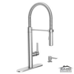 American Standard Grayson Semi-Pro Single-Handle Pull-Down Kitchen Faucet - Stainless Steel
