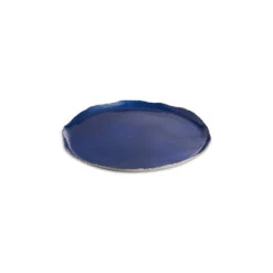 Cascade 13" Round Tray - Cobalt