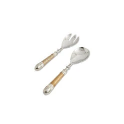 Classic Salad Serving Set - Toffee