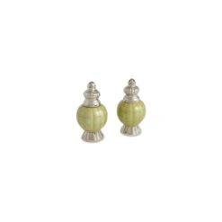 Peony 4" Salt & Pepper Set - Toffee
