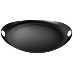 Atmosfera Saturno Oval Tray - Vulcan Gray