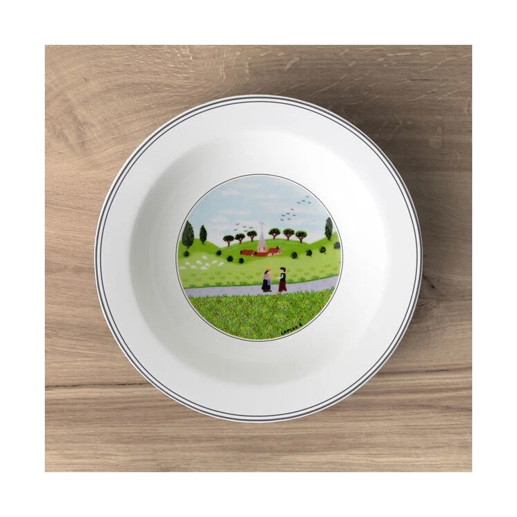 Villeroy & Boch Design Naif Rim Cereal Bowl #6 Friend Meeting - Image 2