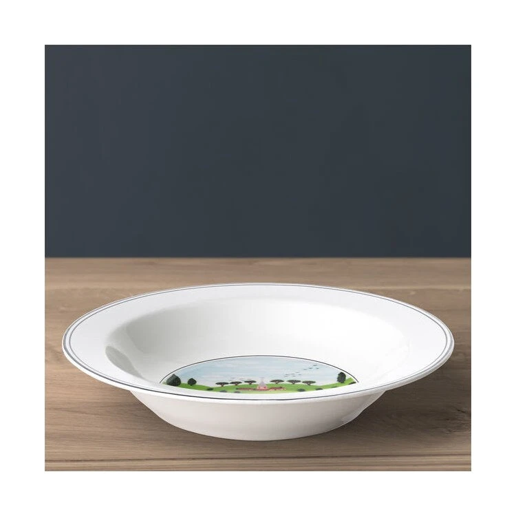 Villeroy & Boch Design Naif Rim Cereal Bowl #6 Friend Meeting