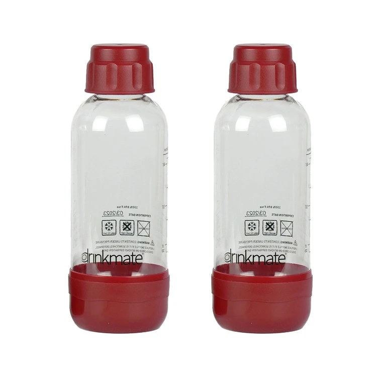 .5-Liter Carbonation Bottles 2-Pack - Royal Red