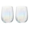 Palazzo Double Old Fashioned Tumblers/Stemless Wine Glasses Set Of 2