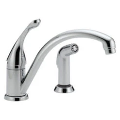 Delta Collins Single Handle Kitchen Faucet With Side Sprayer