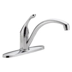 Delta Collins Single Handle Kitchen Faucet With Escutcheon