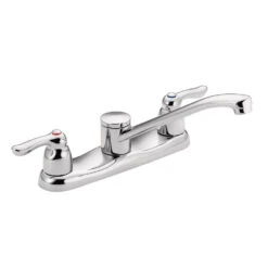 Moen M-Bition Two Handle Kitchen Faucet Without Sprayer