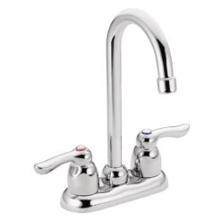 Moen M-Bition Two Handle Centerset Bar/Prep Faucet With Wing Handles