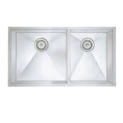 Blanco Precision 33" 1-3/4 Double Bowl Stainless Steel Undermount Kitchen Sink