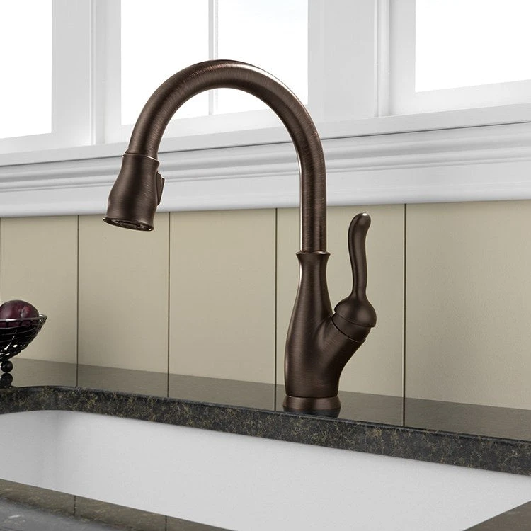 Delta Leland Single Handle Pull Down Kitchen Faucet - Image 2