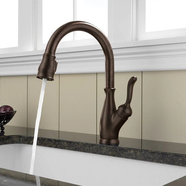 Delta Leland Single Handle Pull Down Kitchen Faucet - Image 3