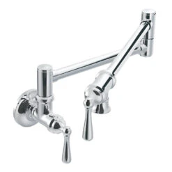 Moen Two Handle Wall Mount Pot Filler Faucet