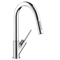 AXOR Starck Single Handle Pull-Down Kitchen Prep Faucet With Magnetic Docking