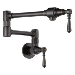 Two Handle Wall Mount Pot Filler