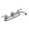 Moen Chateau Two Handle Low Arc Kitchen Faucet