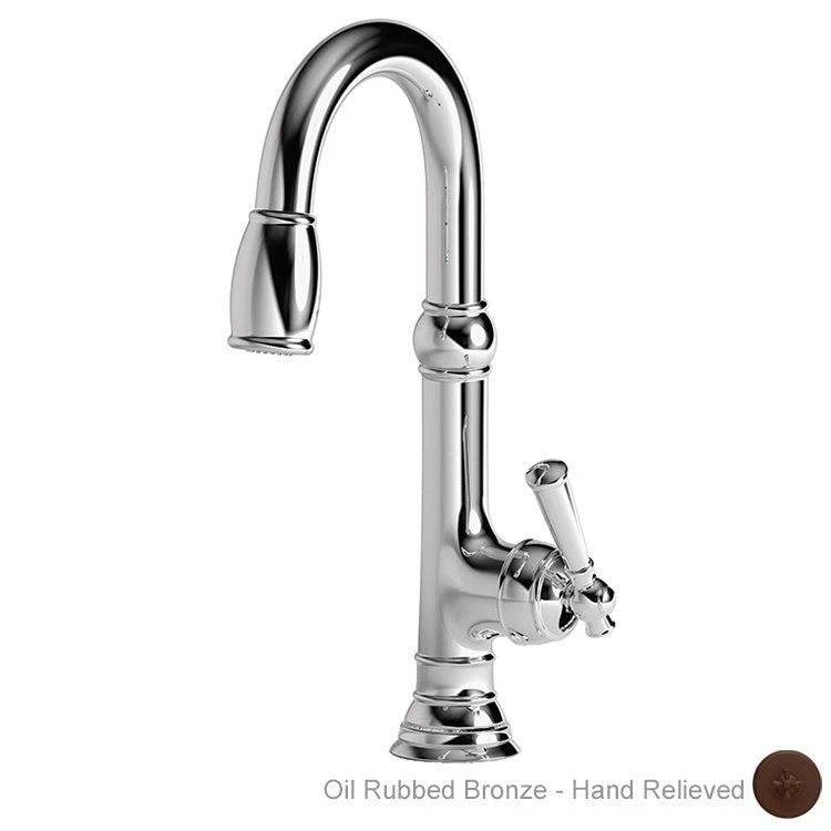Jacobean Single Handle Pull Down Bar/Prep Faucet