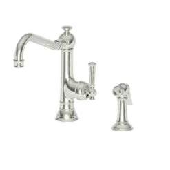 Jacobean Single Handle Kitchen Faucet With Side Sprayer