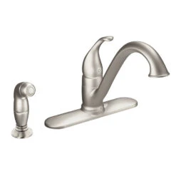 Moen Camerist Single Handle Kitchen Faucet With Side Sprayer