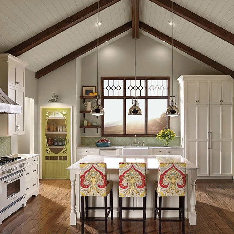 Artesso High Arc Two Handle Widespread Bridge Kitchen Faucet With Sprayer And Lever Handles - Image 4