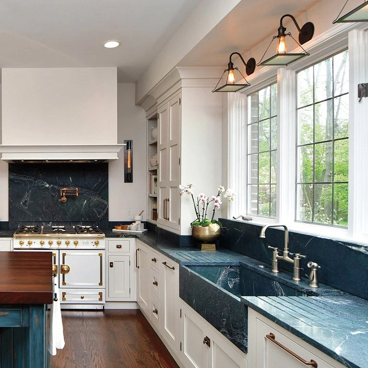 Artesso High Arc Two Handle Widespread Bridge Kitchen Faucet With Sprayer And Lever Handles - Image 5