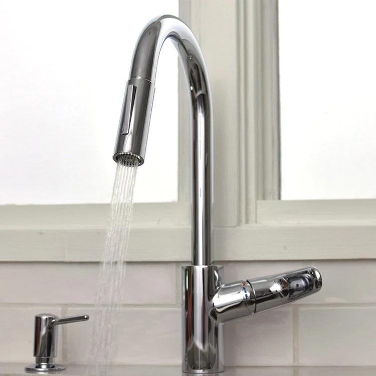 Hansgrohe Focus Single Hole Pull Down Kitchen Faucet With Dual Spray - Image 2
