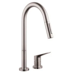 AXOR Citterio M 2-Hole Pull Down Kitchen Faucet