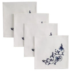 Avanti Blue Portofino 19" Napkins Set Of 4