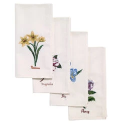 Avanti Botanic Garden 19" Napkins Set Of 4