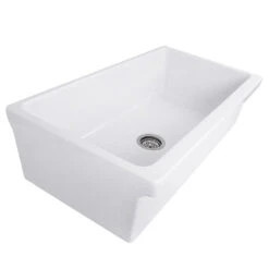 Cape 35-5/8" Single Bowl Fireclay Farmhouse Kitchen Sink