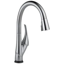 Delta Esque Single Handle Pull Down Kitchen Faucet With Touch2O Technology - OPEN BOX