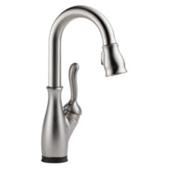 Delta Leland Single Handle Pull Down Bar/Prep Faucet With Touch2O Technology