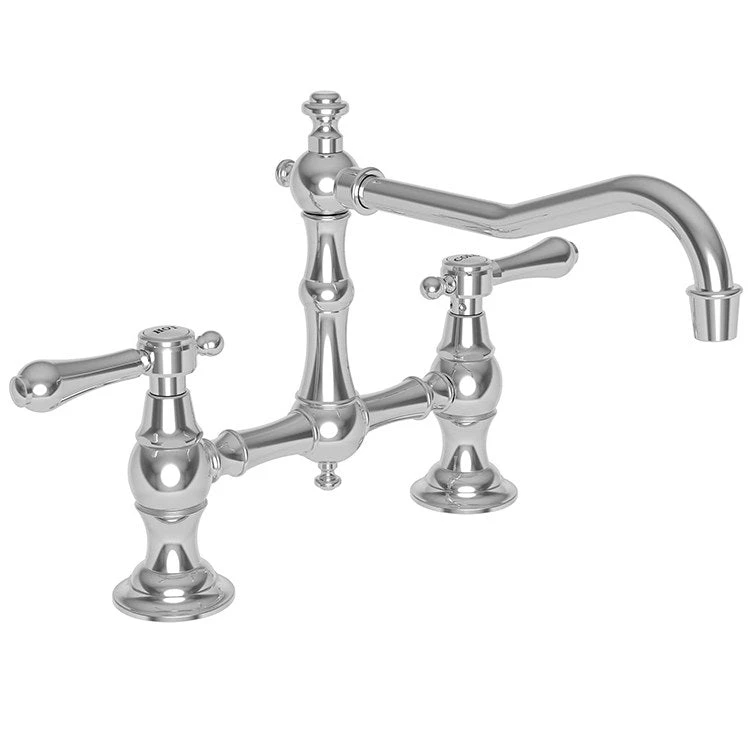Chesterfield Two Handle Kitchen Bridge Faucet Without Side Sprayer