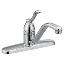 Moen Banbury Single Handle Kitchen Faucet Without Sprayer