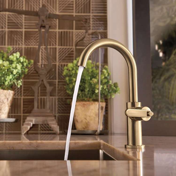 Litze Single Handle Bar Faucet With High-Arc Spout/Industrial Handle - Image 3