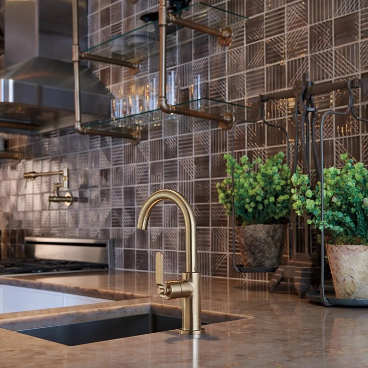 Litze Single Handle Bar Faucet With High-Arc Spout/Industrial Handle - Image 4