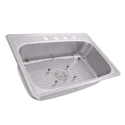 Madaket 33" Large Single Bowl Stainless Steel Drop-In Kitchen Sink