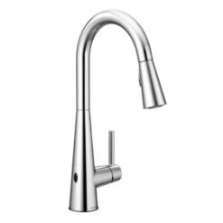 Moen Kitchen Faucet Sleek MotionSense Wave 1 Lever ADA Chrome 1.5 Gallons Per Minute