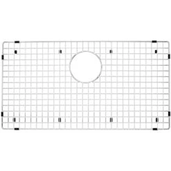 Blanco Sink Grid Precis Rear Center Drain Opening 30L X 13.5W X 1.58H Inch Stainless Steel For Precis Silgranit 30 Inch Models 442534 442532 442535 442537 442530 442739 442536 442531 442533 30 Inch