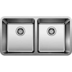 Blanco Formera 33" Equal Double Bowl Stainless Steel Undermount Kitchen Sink