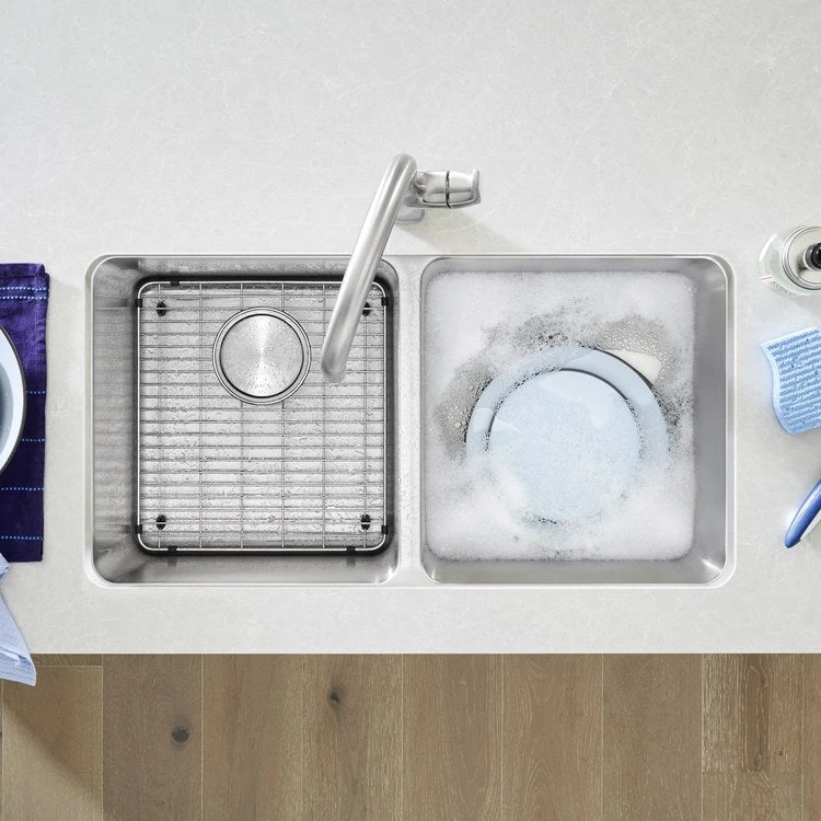 Blanco Formera 33" Equal Double Bowl Stainless Steel Undermount Kitchen Sink - Image 4