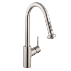 Hansgrohe Talis S2 Single Handle High Arc Pull Down Kitchen Faucet