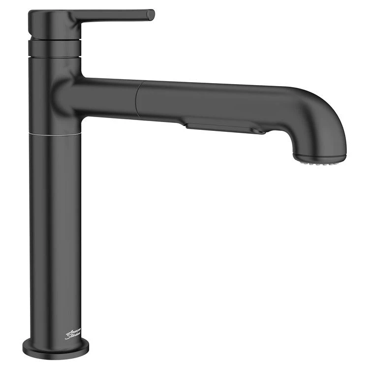 American Standard Studio S Single Handle Pull-Out Dual-Spray Kitchen Faucet - Matte Black